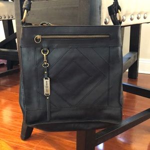 Lucky Brand black 100% leather purse.